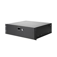 Adam Hall 19 inch racklade staal met slot 3 HE - thumbnail