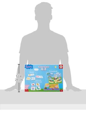 Educatief Spel Peppa Pig SuperPack 4 in 1 Educa