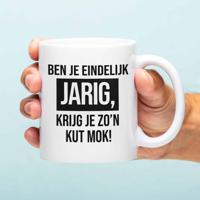 Mok Ben je eindelijk jarig, krijg je zo'n kut mok! - thumbnail