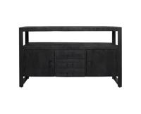 Starfurn Dressoir Boaz Black | 135 cm - thumbnail