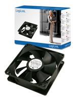 LogiLink FAN101 PC-ventilator Zwart (b x h x d) 80 x 80 x 25 mm - thumbnail