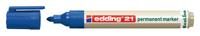 Edding edding 21 permanent marker EcoLine 4-21003 Permanent marker Blauw Watervast: Ja - thumbnail