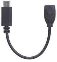 Manhattan Hi-Speed USB C, 15cm - thumbnail
