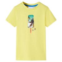 VidaXL Kindershirt 116 geel - thumbnail