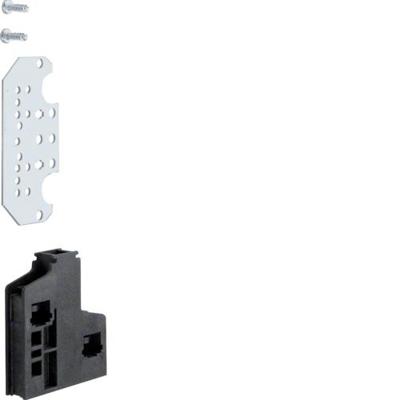 Hager UZ02S2 PE/N-raildrager 2 stuk(s)