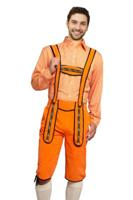 Lederhose Johann Oranje Lang - thumbnail