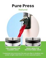 Hurom - Slow-Juicer - H70ST-BES02WH - Wit - Slowjuicer | Juicer | Groenten en Fruitpers - thumbnail