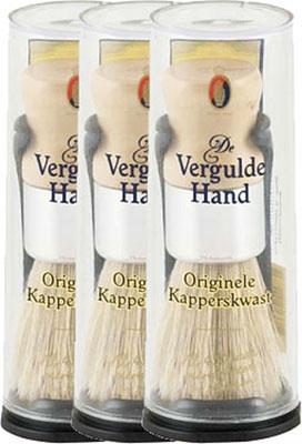 Vergulde Hand Kapperskwast Voordeelverpakking - x3 stuks Vergulde Hand Kapperskwast Voordeelverpakking - x3 stuks