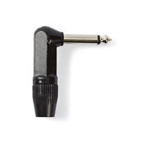 Nedis 6,35 mm Audioconnector | Gehoekt | Male | Soldeer | 8.0 mm | 1 stuks - COTP23902BK COTP23902BK - thumbnail