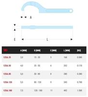 Facom 125a scharnierende modellen 180mm - 125A.180 - thumbnail