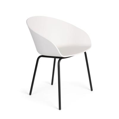 Zuiver Eetkamerstoel 'Void' Gerecycled PP, kleur Wit