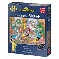Jumbo Jan van haasteren legpuzzel - kerstkriebels - 500st. - thumbnail