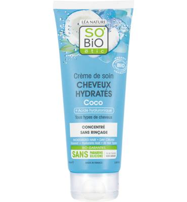 So Bio Etic Leave in haarmasker coco hyaluronic acid 100 Milliliter