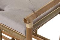 Kruk DKD Home Decor Natuurlijk Beige Bruin Katoen Bamboe (100 x 44 x 55 cm) - thumbnail