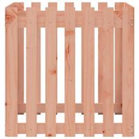 Plantenbak met hekontwerp 70x70x70 cm massief douglashout - thumbnail