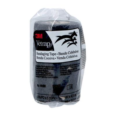 3m Vetrap Zwart Elastisch Steunverband 10cmx450cm
