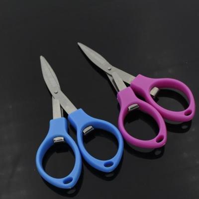 Roestvrijstalen opvouwbare Mini schaar tool (willekeurige kleur levering)