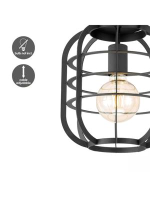 Home sweet home plafondlamp Nero 24 - zwart