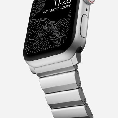 Nomad Aluminium band (45-49 mm) - Silver