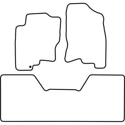 Automatten passend voor Nissan Navara 2005- TMNI533