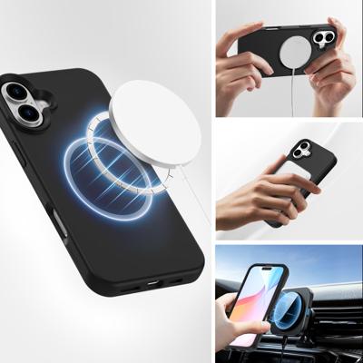 4Smarts Silicone Case Cupertino Backcover Apple iPhone 16 Zwart Inductieve lading 4Smarts Silicone Case Cupertino Backcover Apple iPhone 16 Zwart Inductieve lading