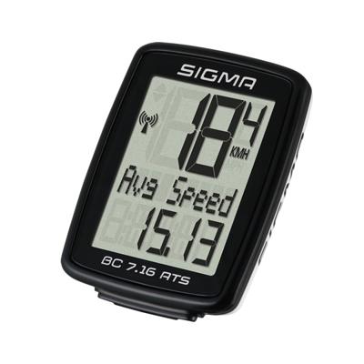 Sigma BC 7,16 ATS Kilometerteller 7 functies - Zwart Sigma BC 7,16 ATS Kilometerteller 7 functies - Zwart