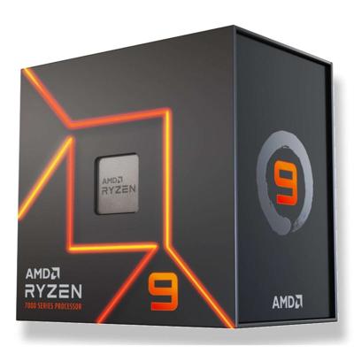 AMD ryzen 9 7900, 3,7 ghz (5.4 ghz turbo boost) socket am5 processor (boxed)