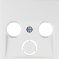 Berker S1 centraalplaatje voor CAI polarwit glanzend - thumbnail