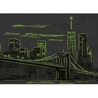 DinoToys Dino puzzel - glow in the dark manhattan new york - 1000 stukjes - thumbnail