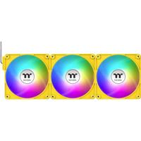 Thermaltake CT140 EX ARGB Sync PC Cooling Fan Bumblebee 3 Pack PC-ventilator Geel (b x h x d) 140 x 140 x 25 mm - thumbnail