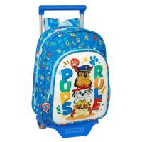 Schoolrugzak met Wielen The Paw Patrol Pups rule Blauw 26 x 34 x 11 cm - thumbnail