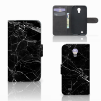 Samsung Galaxy S4 Bookcase Marmer Zwart - Origineel Cadeau Vader - thumbnail