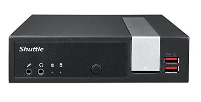 Shuttle XPС Slim DL20NV2 PC/workstation barebone 1,35 l grote PC zwart Intel SoC BGA 1090 N4505 2 GHz
