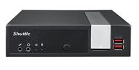 Shuttle XPС Slim DL20NV2 PC/workstation barebone 1,35 l grote PC zwart Intel SoC BGA 1090 N4505 2 GHz - thumbnail
