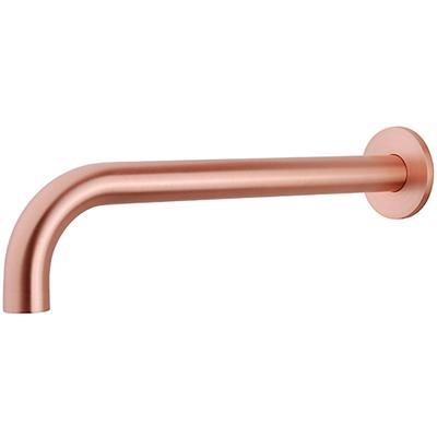 Wiesbaden Baduitloop - Rond - 30cm - 1/2inch - Geborsteld Koper