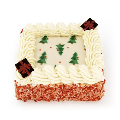 HEMA Vierkante slagroomtaart kerst 9 p.