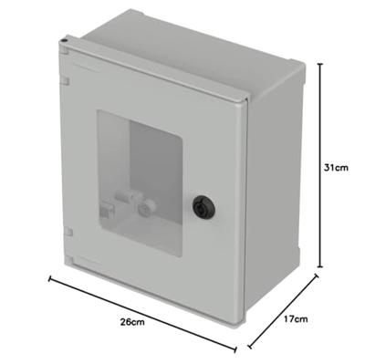 Bopla Polysafe PS 321 T Schakelkast 300 x 250 x 140 Polyester Grijs-wit (RAL 7035) 1 stuk(s)