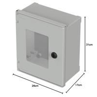 Bopla Polysafe PS 321 T Schakelkast 300 x 250 x 140 Polyester Grijs-wit (RAL 7035) 1 stuk(s) - thumbnail
