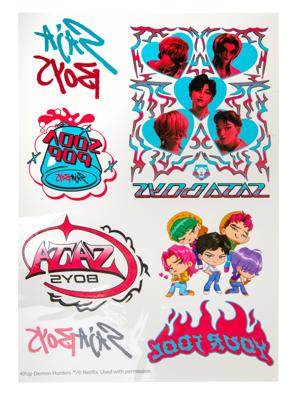 KPop Demon Hunters Tattoo Stickers KPop Demon Hunters