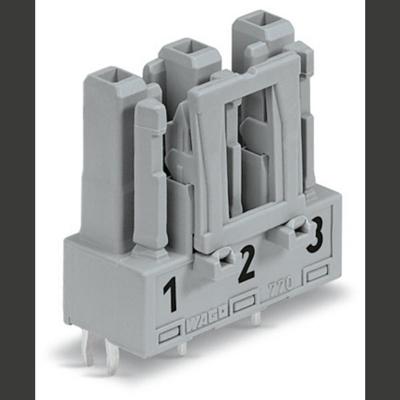 WAGO 770-803 Netstekker WINSTA MIDI Bus, inbouw verticaal Totaal aantal polen: 3 25 A Zwart 100 stuk(s)