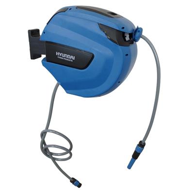 Hyundai - Wandslangenbox XL - 30 meter tuinslang met automatische oprolfunctie