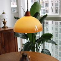 Retro Amber Glazen Boerderij Hanglamp - thumbnail