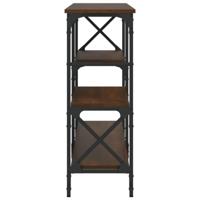 Wandtafel 180x29x76,5 cm bewerkt hout bruin eikenkleur - thumbnail