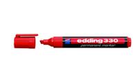 Edding 330 Marker, lijndikte 1-5 mm, rood, 1 stuk - thumbnail