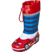 Playshoes regenlaarzen Race Auto Rood Blauw-26 - thumbnail