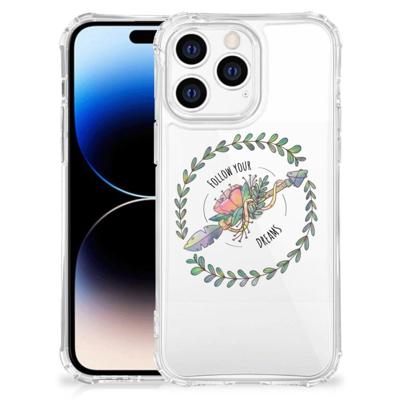 Apple iPhone 14 Pro Max Stevig | Bumper Hoesje | Boho Dreams Apple iPhone 14 Pro Max Stevig | Bumper Hoesje | Boho Dreams