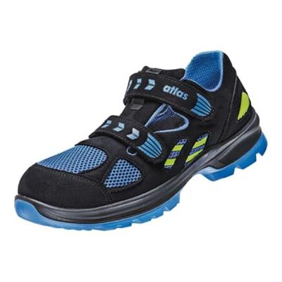 Atlas Werkschoen Flash 4600 90500 S1 | Zwart/Blauw | Maat 46 - 4043692370439