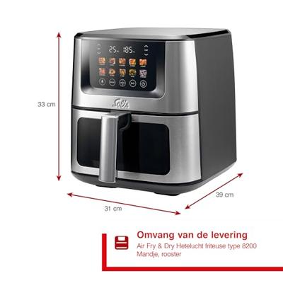 Solis Air fry & dry XL 8200 Airfryer Solis Air fry & dry XL 8200 Airfryer
