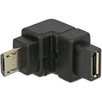 Delock USB 2.0 Adapter [1x Micro-USB 2.0 B stekker - 1x Micro-USB 2.0 B bus] 65668 - thumbnail