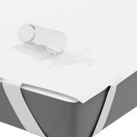 Matrasbeschermer waterdicht 180x200 cm wit - thumbnail